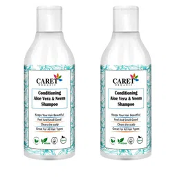 CARET ORGANIC Set Of 2 Anti-Dandruff Conditioning Aloevera & Neem Shampoo-300ml Each-44