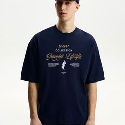 THE BEETEL HOUSE Men Graphic Printed Round Neck Cotton Oversized T-shirt-picture-23