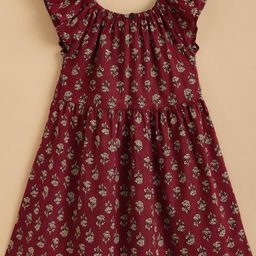 Hopscotch Girls Cotton Fit & Flare Dresses-picture-25