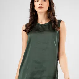 Sukshat Keyhole Neck Satin Top-image-95