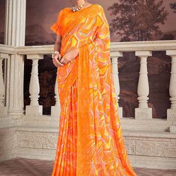Saree mall Poly Chiffon Bagru Sarees-picture-46