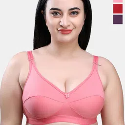 SKDREAMS Pack Of 3 T-Shirt Bra All Day Comfort Full Coverage-picture-48