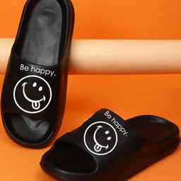 Pampy Angel Men Black Flip Flops-image-92