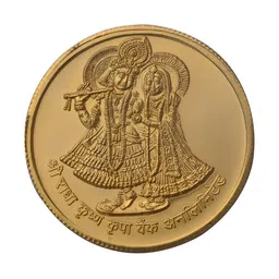 Pray Everyday 7-Pcs Gold-Plated Radha Krishan Coins-image-38