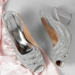 Metro Women Block Peep Toes-picture-45