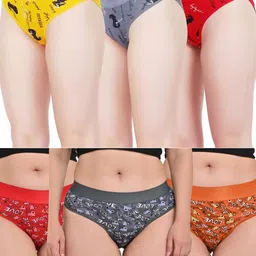 FiveFlag Mid-Rise Cotton Blend Briefs-picture-43