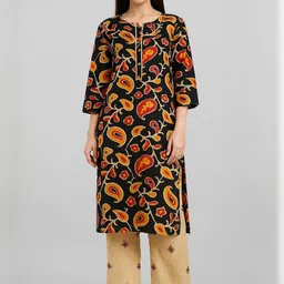 Silakaari Women Printed Pure Cotton Kurta Sets-picture-23
