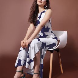 PURVAJA Women Floral Printed Bodycon Maxi Dress-image-94