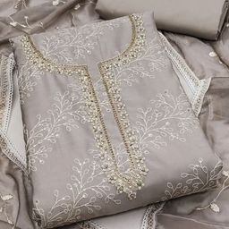 ASISA Embroidered Unstitched Dress Material-image-78