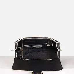 Van Heusen Woman Textured Structured Satchel Bag image 5