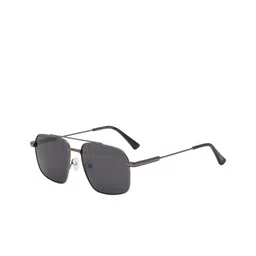Ted Smith Unisex Aviator Sunglasses with Polarised and UV Protected Lens CARL_C2-GUNMETAL image 2