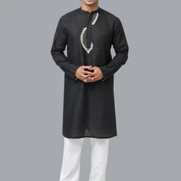 Arch element Men Thread Work Kurta-picture-2
