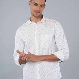 Ostermann Men Opaque Printed Casual Shirt-image-49