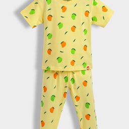 Orange Sugar Unisex Kids Printed T-shirt-image-55