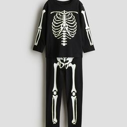 H&M Printed Cotton Pyjamas-picture-5