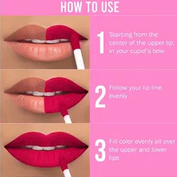 FOPE Set Of 4 Pout Perfect Smudge-Free Liquid Lipstick - 4 ml Each - 02 08 10 11 image 3