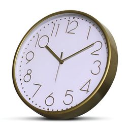 RANDOM White & Gold-Toned Printed Contemporary Analogue Wall Clock-image-79