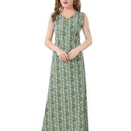 Piu Printed Maxi Nightdress-image-99