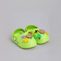 Hopscotch Boys Green PU Clogs-picture-29