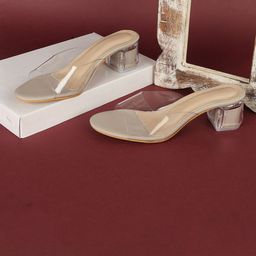 Commander Shoes Women Open Toe PU Block Mules-8