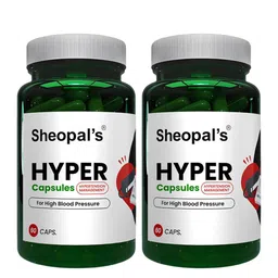 Sheopal's Set Of 2 Hyper Capsule For Hypertension Management- 60 Capsules Each-38