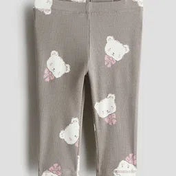 H&M Ribbed Cotton Leggings-picture-47