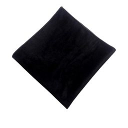 VOICI Black Solid Pocket Square-image-69