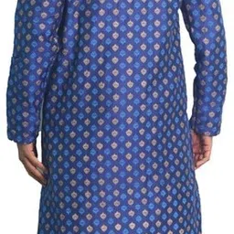 House of Aqss Men Floral Printed Regular Kurta with Pyjamas image 4