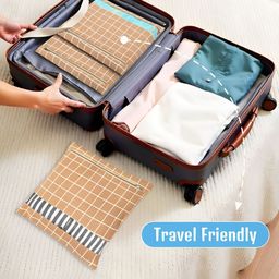 Aura Brown Set of 6 Regular Drawer Organiser Organisers image 5