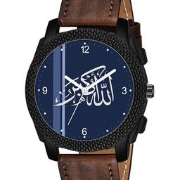 Gopal Shopcart Unisex Embellished Dial & Leather Bracelet Style Straps Analogue Watch-picture-47