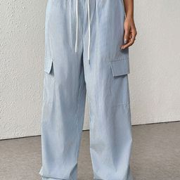 StyleCast x Revolte Women High-Rise Relaxed Fit Trousers-image-13
