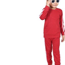 CHANDRIKA Boys Maroon Clothing Set-image-95