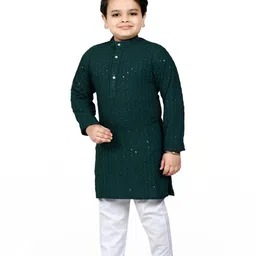 Go Berry Boys Green Clothing Set-image-99