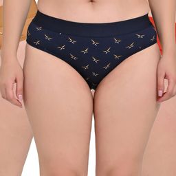 FiveFlag Mid-Rise Cotton Blend Briefs-image-94