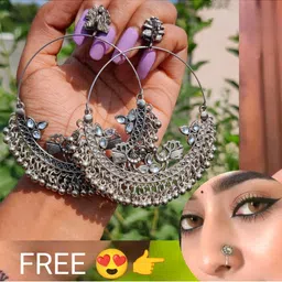 ISLANA Circular Jhumkas Earrings-12