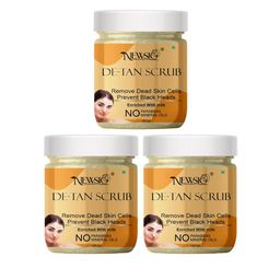 Newsio Set Of 3 De-Tan Face Scrub With Milk-100 g Each-24