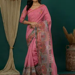 KALINI Kalamkari Saree-image-26