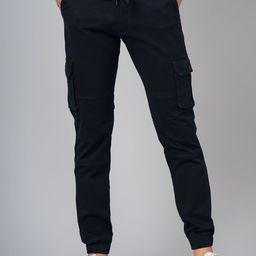 THE BEETEL HOUSE Men Smart Slim Fit Cargos Trousers-image-62