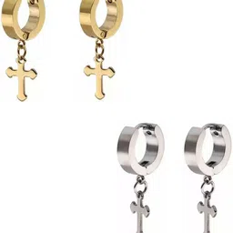 shobhram Set Of 2 Contemporary Drop Earrings-40