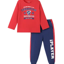 Honeyhap Boys Printed Night suit-image-92