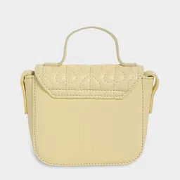 MiArcus Self Design Structured Sling Bag with Tasselled image 3