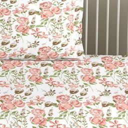 Trance Home Linen White & Pink Floral 180 TC Cotton Single Bedsheet Set 1.52m x 2.54m-27