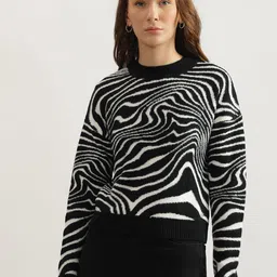 ELLE Women Printed Pullover-image-95