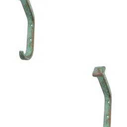 IndianShelf Green & Copper Toned 2 Pieces Printed Iron Wall Hooks-image-67