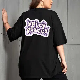 WOBE Typography Printed Round Neck Pure Cotton Regular Fit T-shirt-image-50