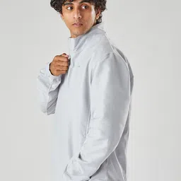 Domyos By Decathlon Men Self Design Mock Collar Lightweight Casual Jacket image 3
