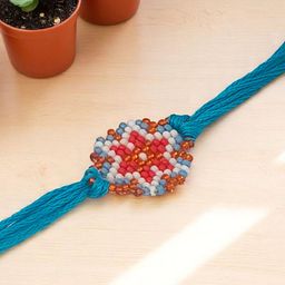 PRIAANSHA CREATIONS Thread Rakhi With Roli Chawal-image-45