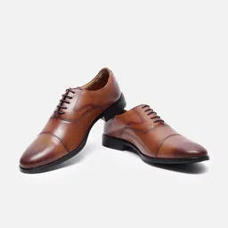 Van Heusen Men Leather Formal Oxfords-image-23