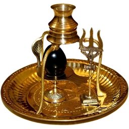 Navyaksh Gold-Toned Religious Figurine Showpiece-image-78