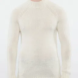 Trendyol Men Self Design High Neck Sweatshirts-image-32